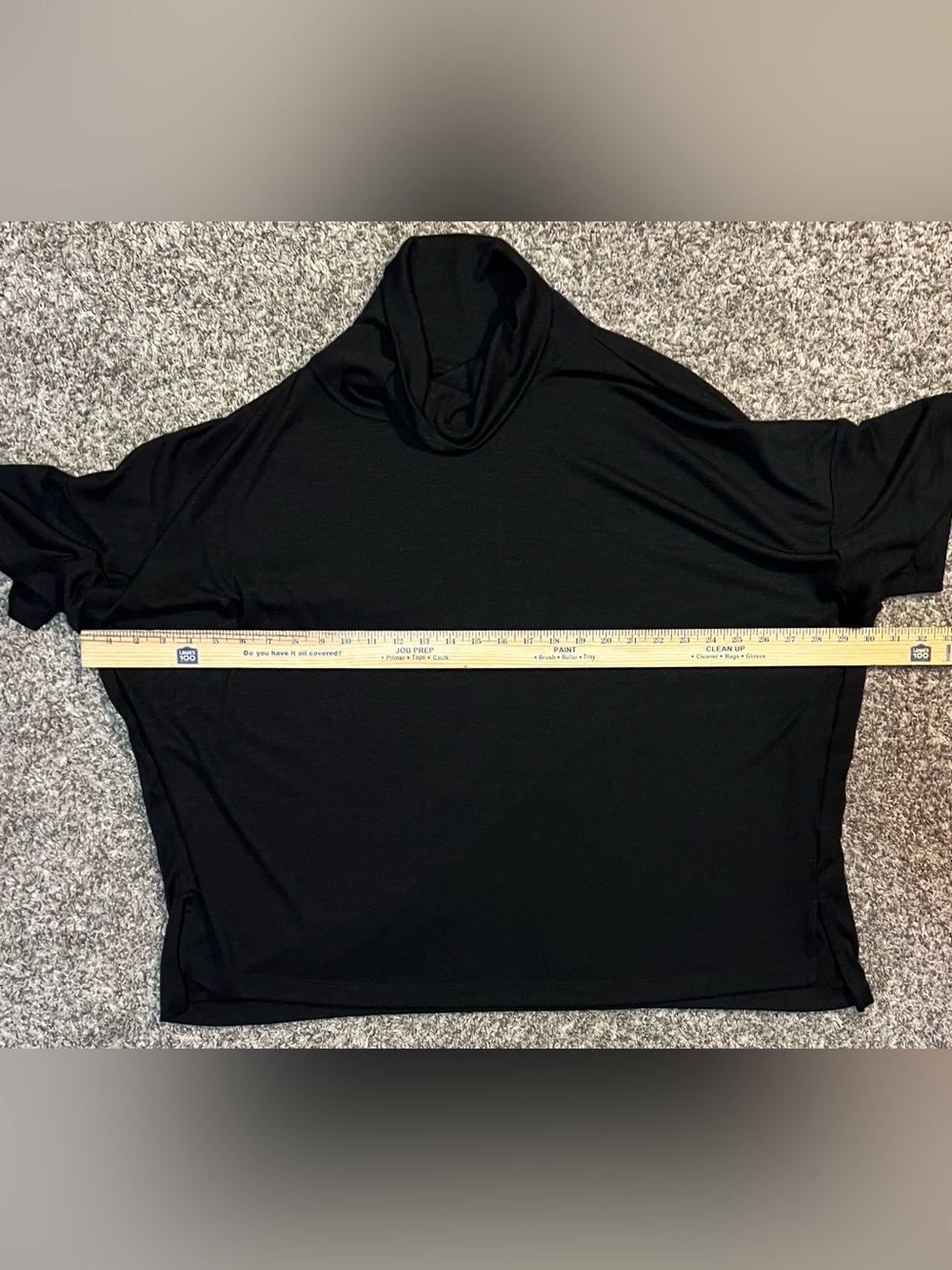 Women’s Cowl Neck Black Oversized Comfy Sweater! Size XXL (20)! 🖤 - Picture 9 of 9